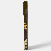 Dachshund met bloemen en naam Doxie Case-Mate iPhone Case (Achterkant / Links)