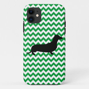 Dachshund met jou, kies de kleurendruk iPhone 11 hoesje