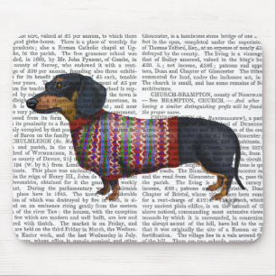 Dachshund met poly Sweater Muismat