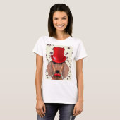 Dachshund met Red Top Hat (Voorkant volledig)