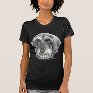 Dachshund met wirespeed t-shirt