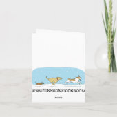 Dachshund Mistletoe Kiss Sjabloon kersthonden (Achterkant)