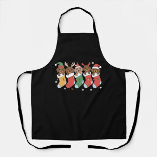 Dachshund Moeder Kerstmis Hond Liefhebber Cadeau N Schort