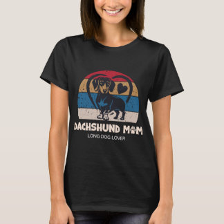 Dachshund Moeder Lang Hond Liefhebber T-Shirt | Sc