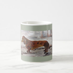 Dachshund-mok door Willowcatdesigns Koffiemok