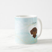 Dachshund-Mokken Koffiemok (Voorkant rechts)