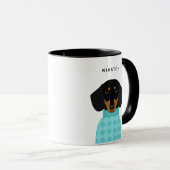 Dachshund-Mokken Mok (Voorkant rechts)