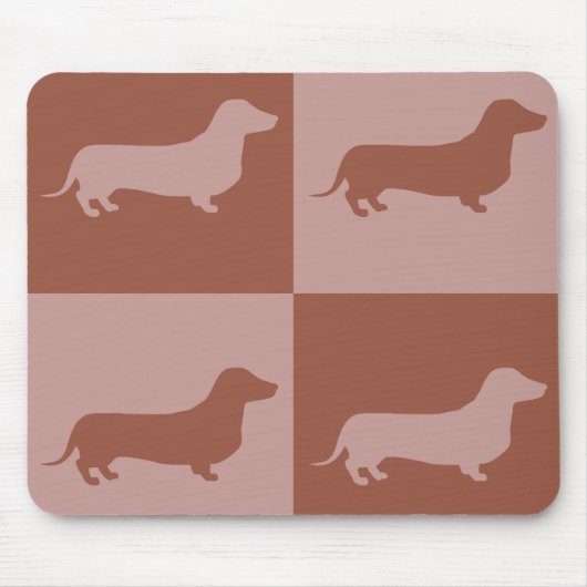 Dachshund Mousepad Muismat (Voorkant)