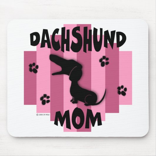 Dachshund Mousepad Muismat (Voorkant)