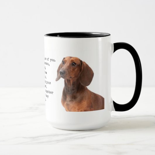 Dachshund Mug (Droite)