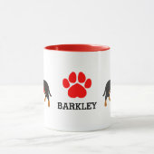 Dachshund Mug Personnalisé (Centre)