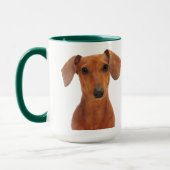 Dachshund Mug personnalisée (Gauche)
