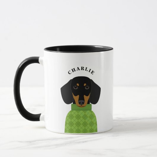Dachshund Mugs (Gauche)