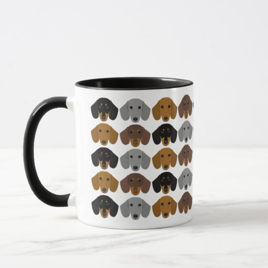 Dachshund Mugs (Gauche)