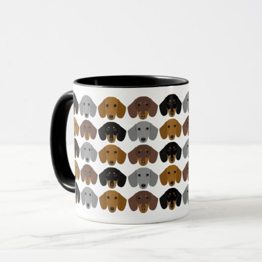 Dachshund Mugs (Devant gauche)