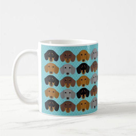 Dachshund Mugs (Gauche)