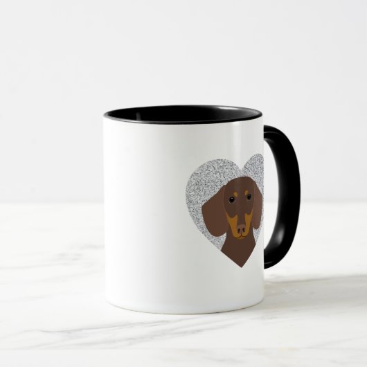 Dachshund Mugs (Devant droit)