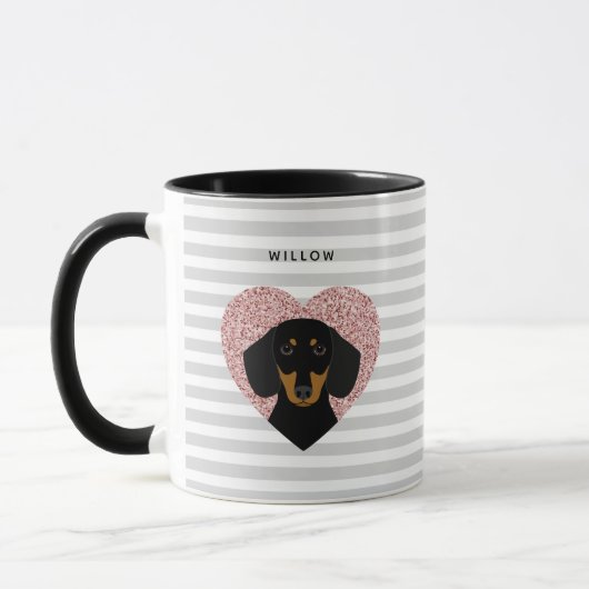 Dachshund Mugs (Gauche)