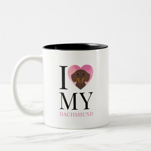 Dachshund Mugs (Gauche)