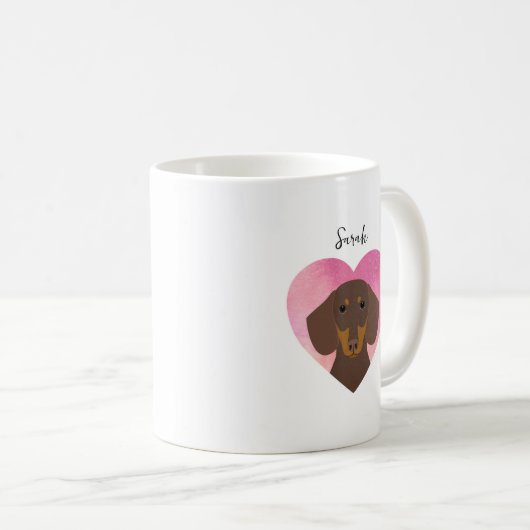 Dachshund Mugs (Devant droit)