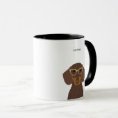 Dachshund Mugs (Devant droit)