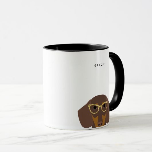 Dachshund Mugs (Devant droit)