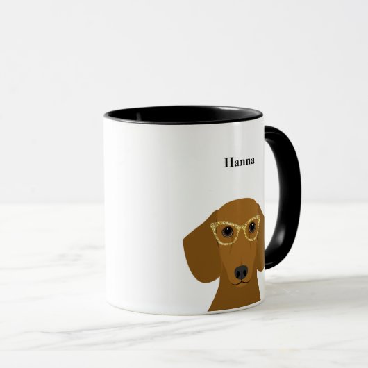 Dachshund Mugs (Devant droit)