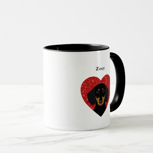 Dachshund Mugs (Devant droit)