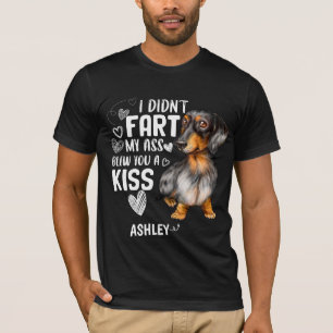 Dachshund N'a Pas Pété T-Shirt Bisous Pour Chien
