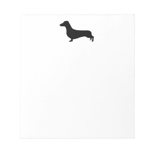 Dachshund Note Pad Notitieblok (Voorkant)