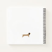 Dachshund-Notitieboek Notitieboek (Achterkant)