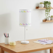 Dachshund Nursery Lamp Pastels Salle Petits Enfant