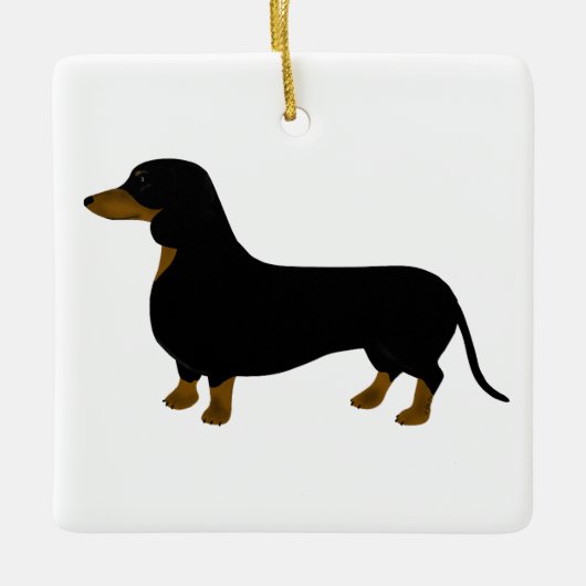 Dachshund Ornament (Voorkant)