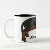 Dachshund Pa Sleepy Puppy Mok (Links)