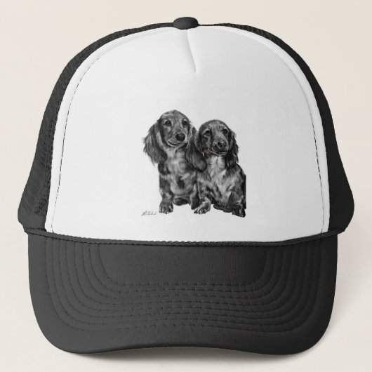 Dachshund Pair Trucker Pet (Voorkant)