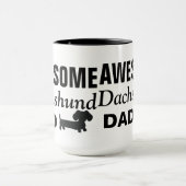 Dachshund Papa Coffee Mug (Centre)