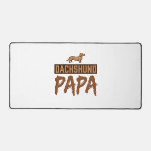 Dachshund Papa Gravure Vintage Design Papa Chien_1