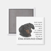 Dachshund Papa Magnet (Recto/Verso)