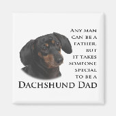 Dachshund Papa Magnet (Devant)