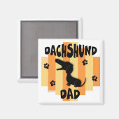 Dachshund Papa Magnet (Recto/Verso)