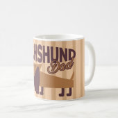 Dachshund Papa Mug (Devant droit)