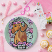 DACHSHUND PAPIEREN BORDJE (Feest)