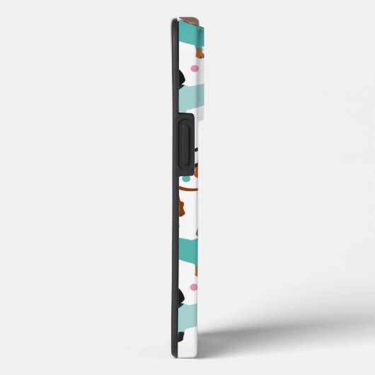 Dachshund Party Case-Mate iPhone Case (Achterkant / Rechts)