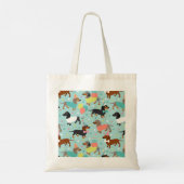 Dachshund Party Tote Bag (Achterkant)