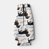 Dachshund Pattern Flesjeskoeler (Achterkant)