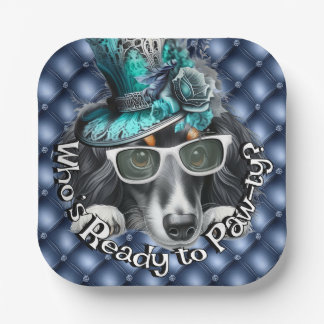 Dachshund Paw-ty Bord | Luxe Hond Feestje