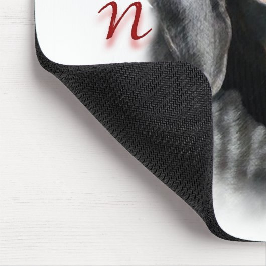 Dachshund Paws (glad) Mousepad Muismat (Hoek)