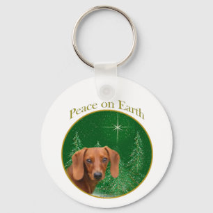 Dachshund Peace Sleutelhanger