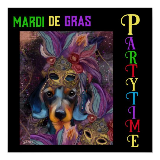 Dachshund perfect poster (Voorkant)