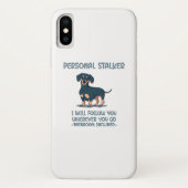Dachshund Personal Stalker Case-Mate iPhone Case (Achterkant)